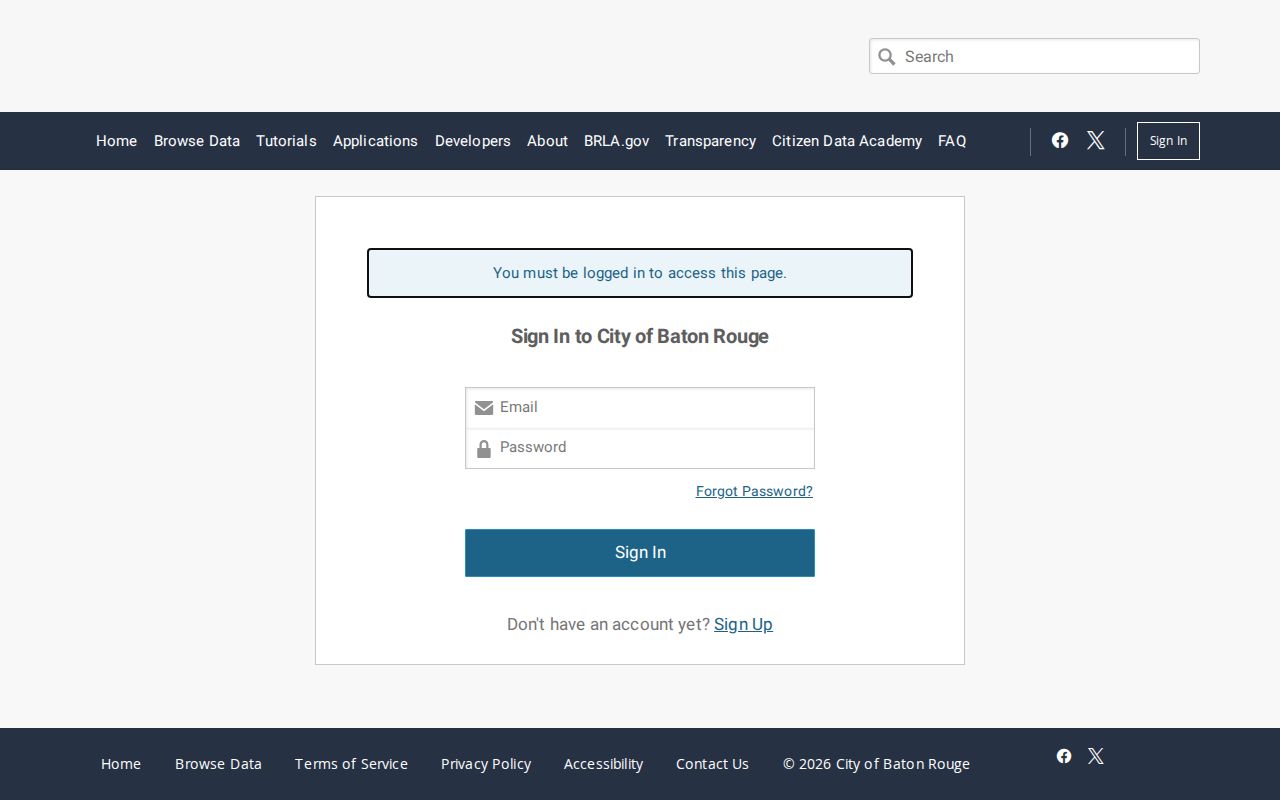 Baton Rouge City Court active warrants dataset page